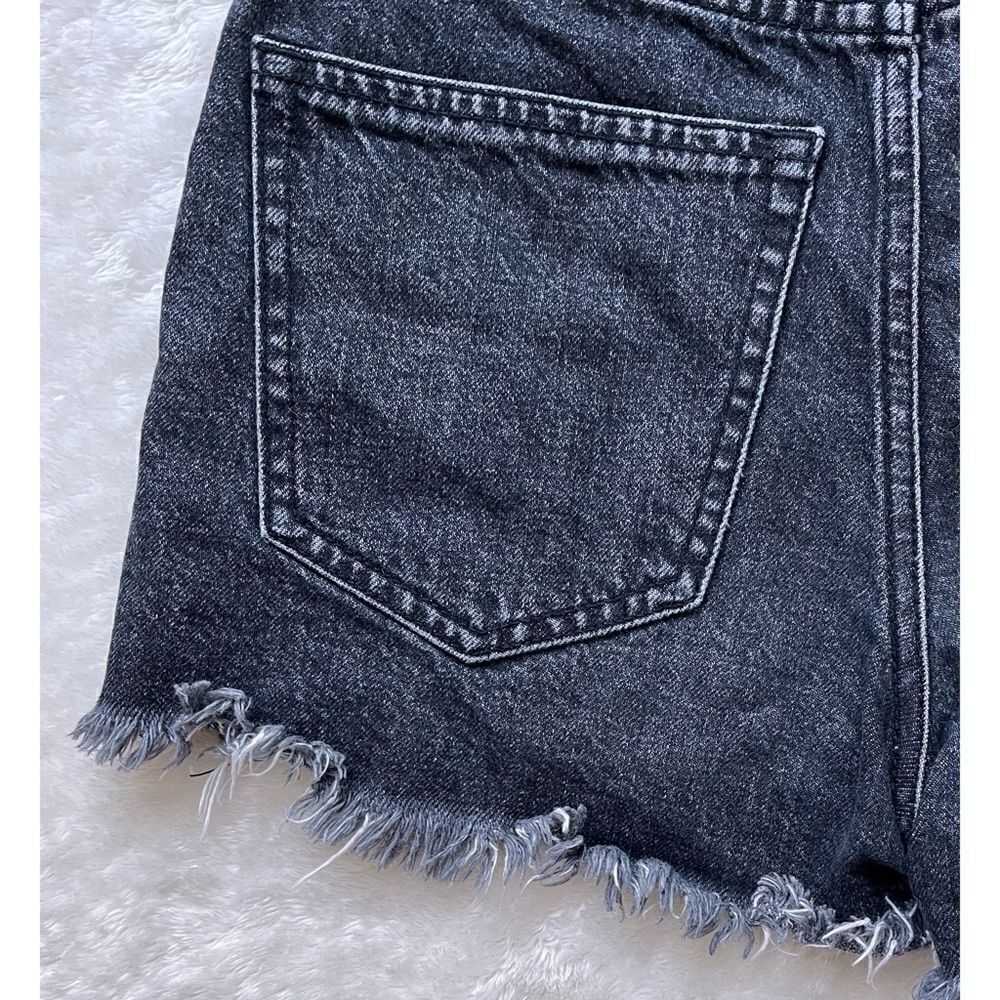 Abercrombie & Fitch Annie High Rise Shorts with Black & White Racer Stripes, 24 - Picture 15 of 16